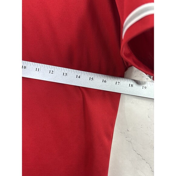 VTG Majestic Anaheim Angels Baseball Jersey Boys Youth Medium 10/12 USA Red - Picture 4 of 12